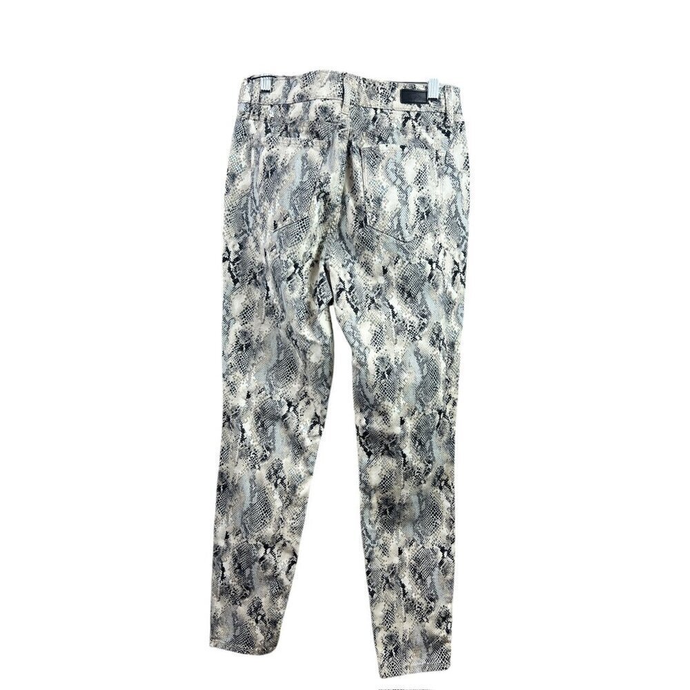 Sofia Vergara Women's Rosa Curvy Ankle Animal Print Jeans - Picture 1 of 8